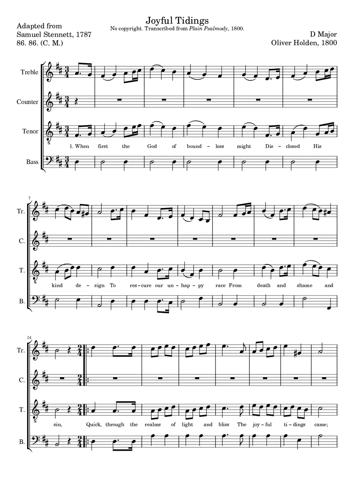 Joyful Tidings - Page 1