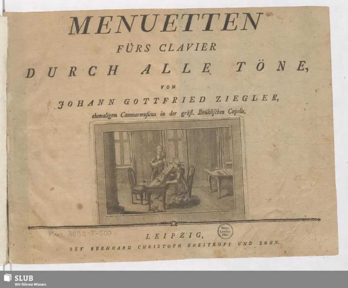 12 Menuetten durch alle Töne - Page 1