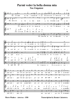 Parmi veder la bella donna mia