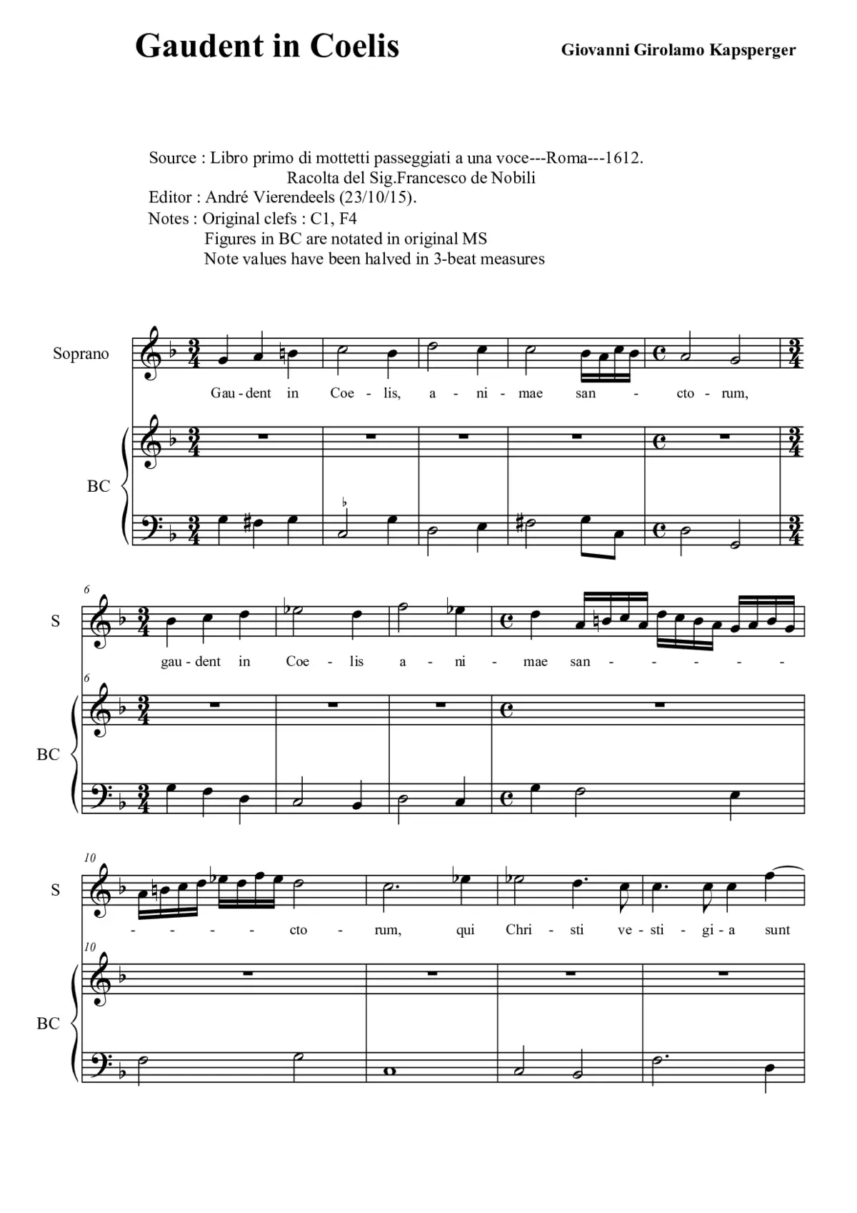 Gaudent in coelis - Page 1