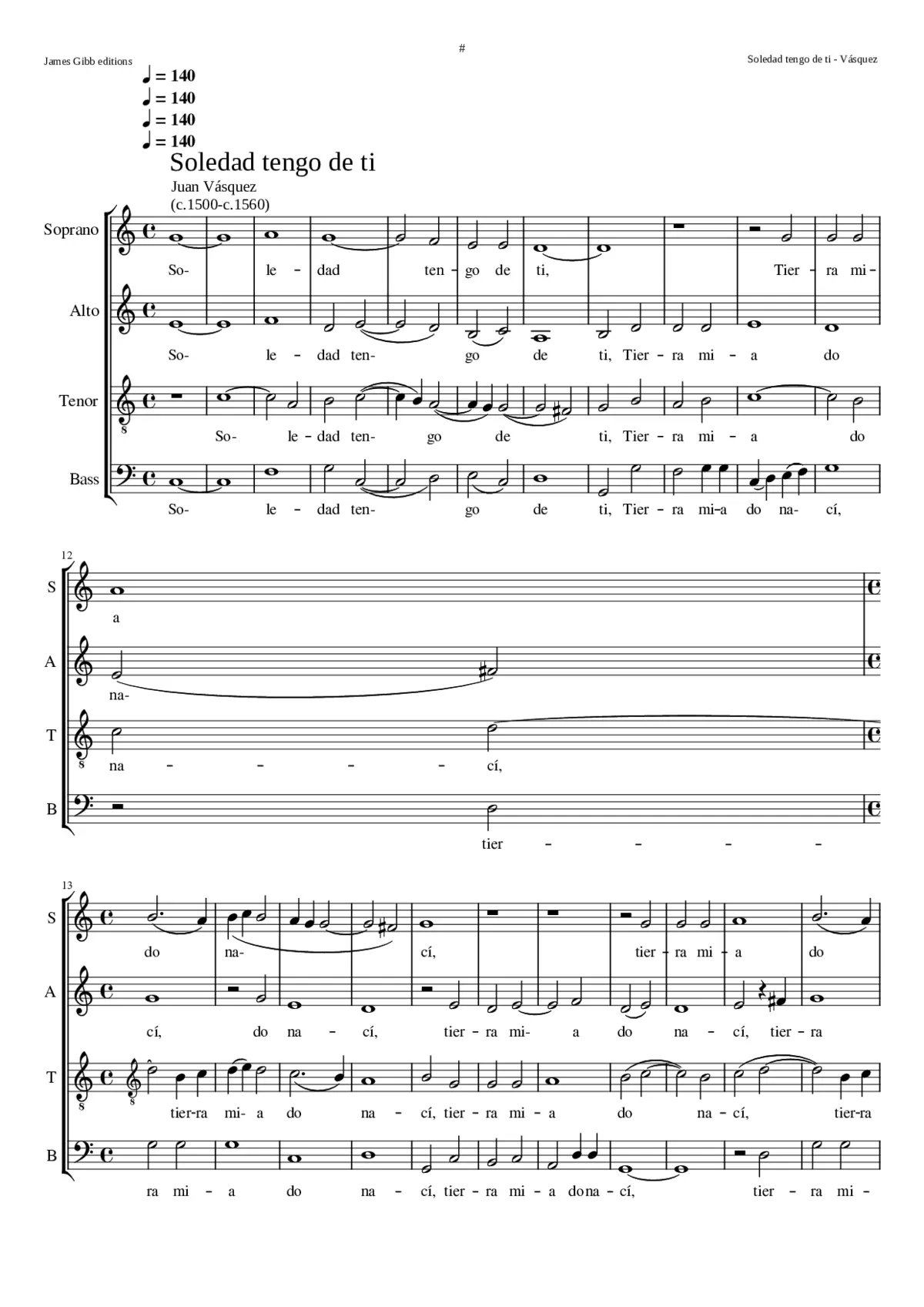 Soledad tengo de ti - Page 1