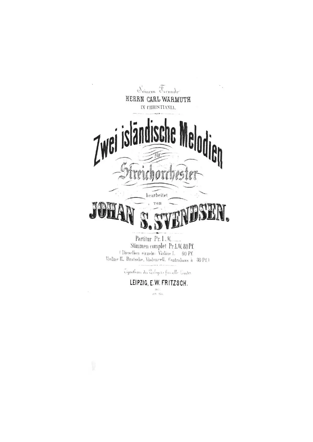 2 Icelandic Melodies - Page 1