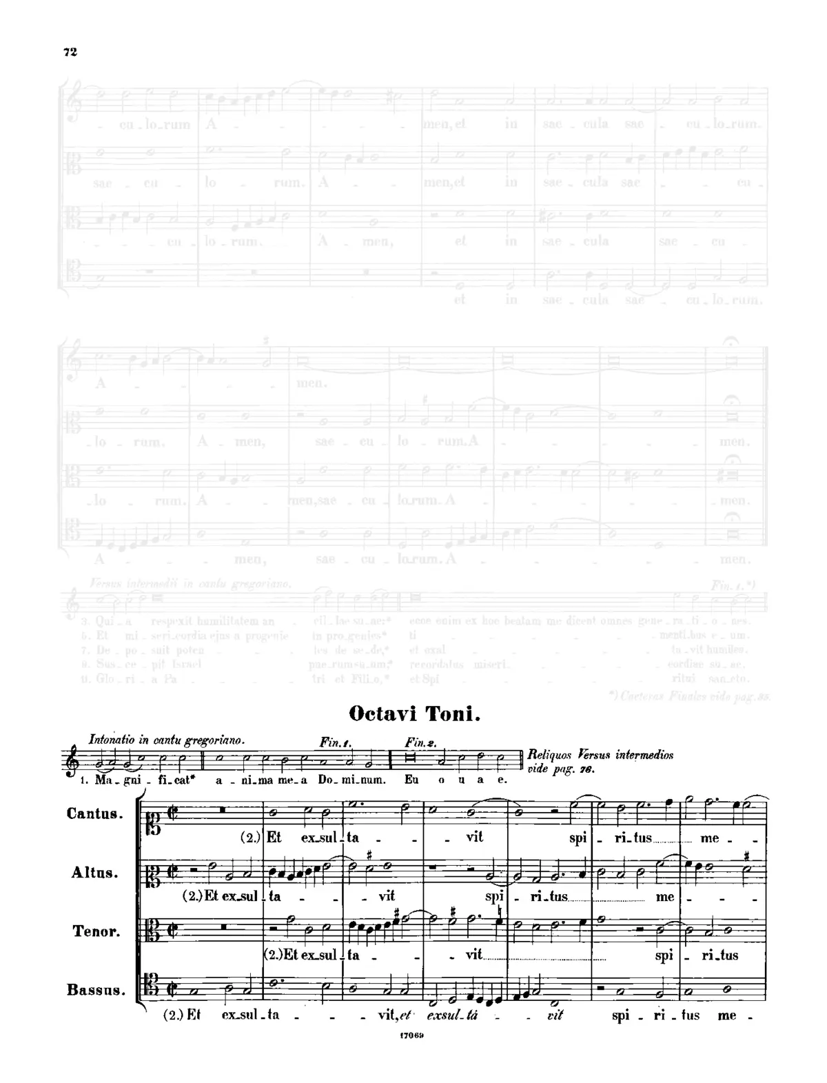 Magnificat octavi toni - Page 1
