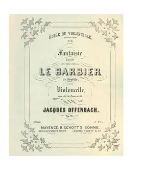 Fantaisie sur "Le barbier de Séville"