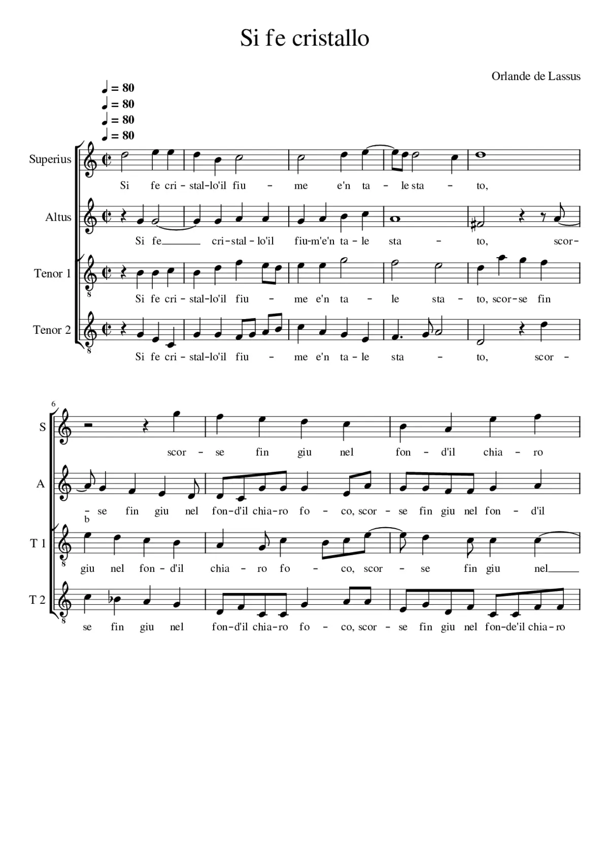 Si fe cristallo - Page 1