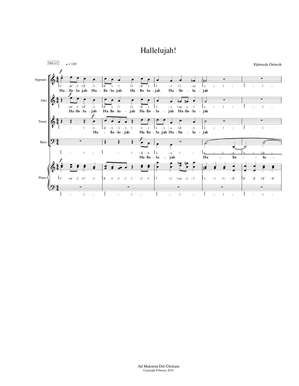 Hallelujah - Page 1