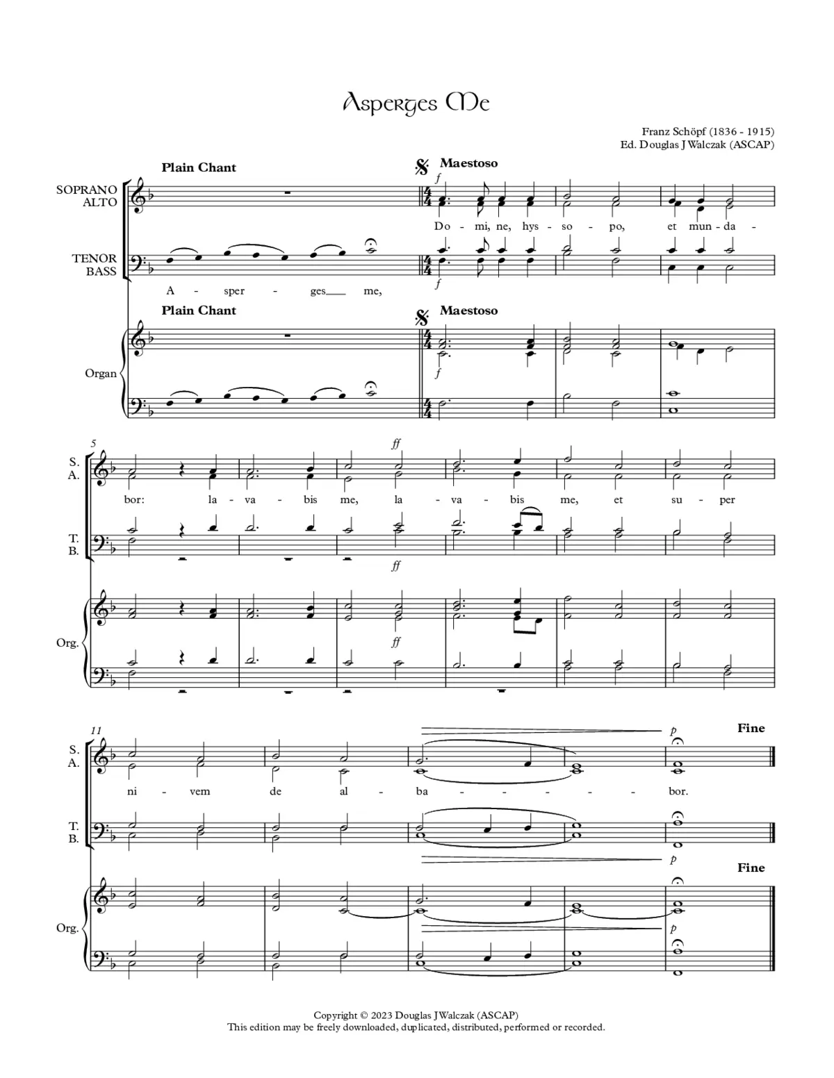 Asperges me - Page 1