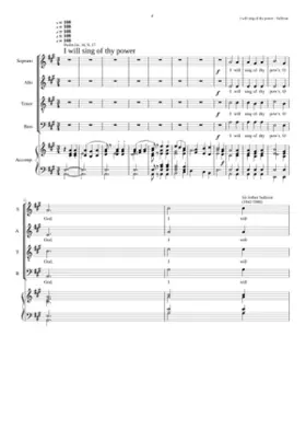 I will sing of Thy power