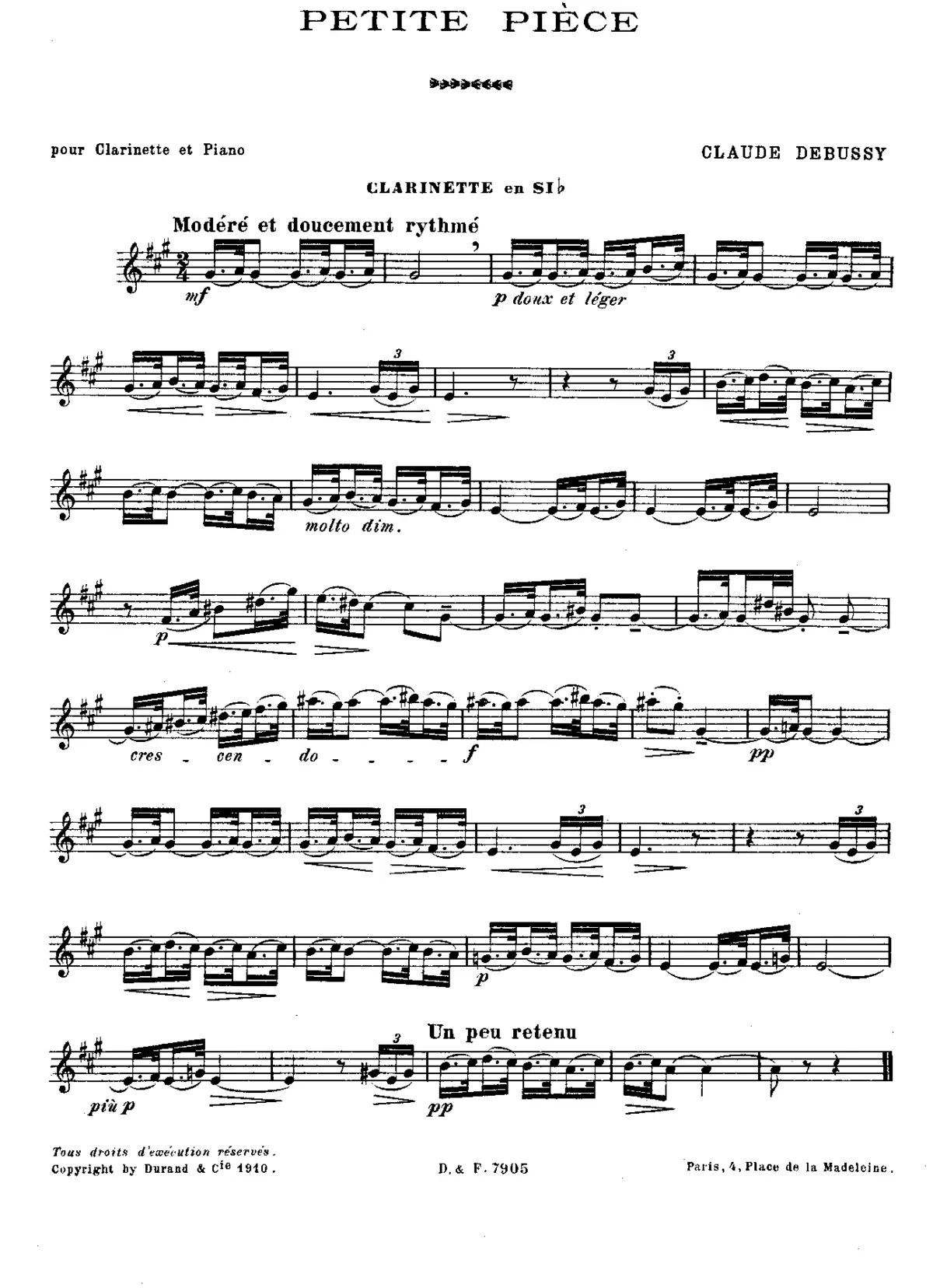 Petite pièce - Page 1