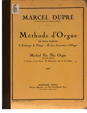 Méthode d'orgue