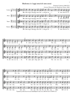 Madonn'io t'haggi' amato