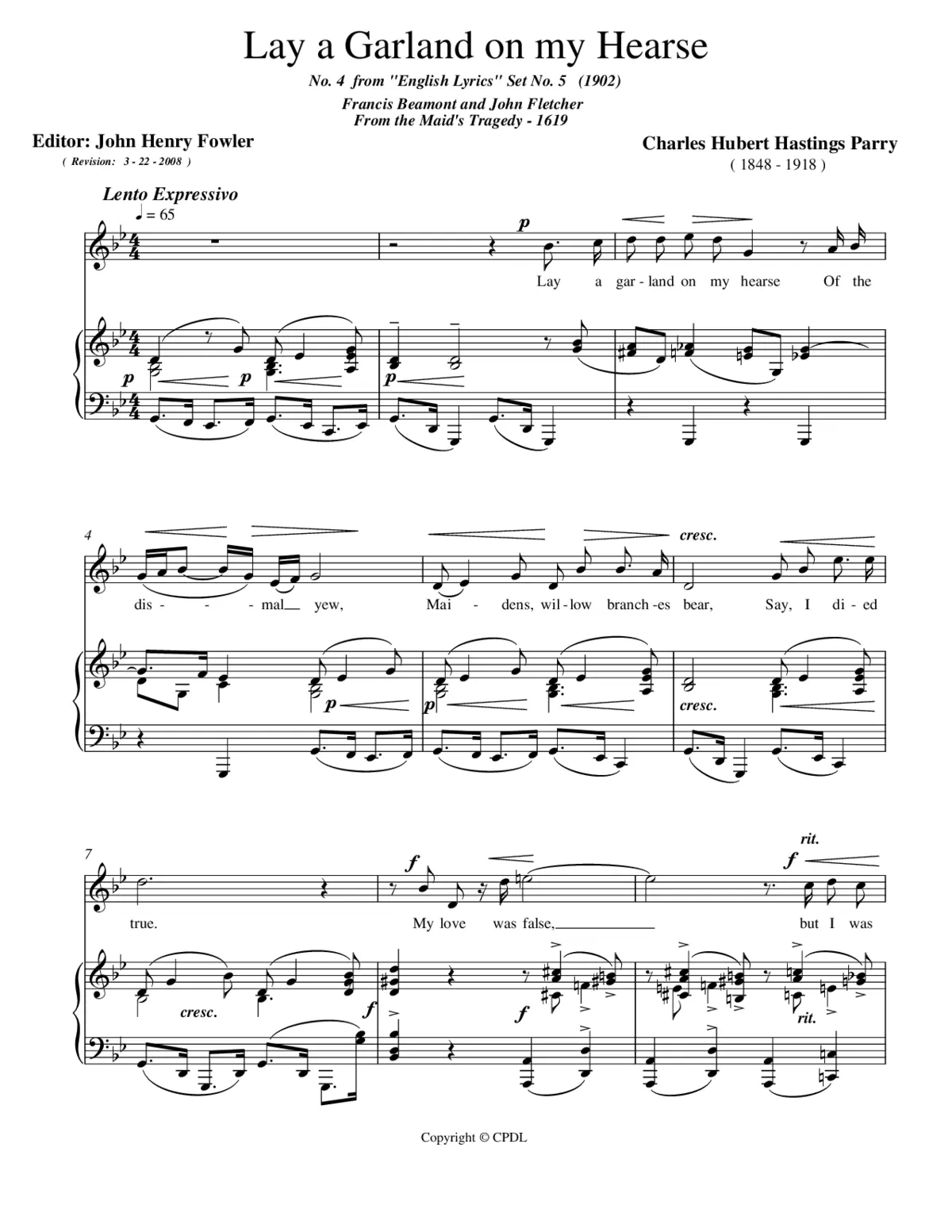 Lay a garland on my hearse - Page 1