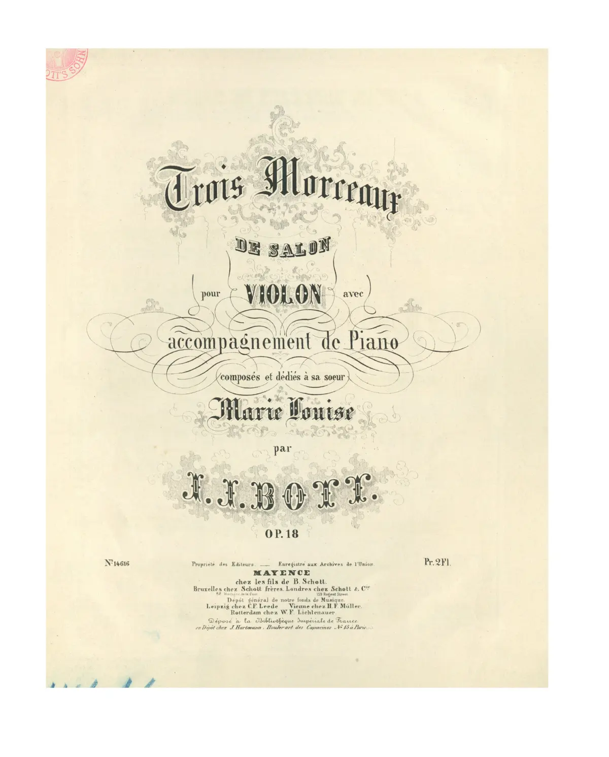 3 Morceaux de Salon - Page 1