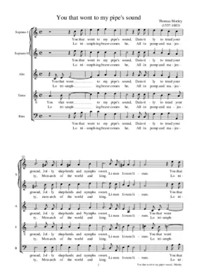 You that wont to my pipes sound (Lirum lirum)