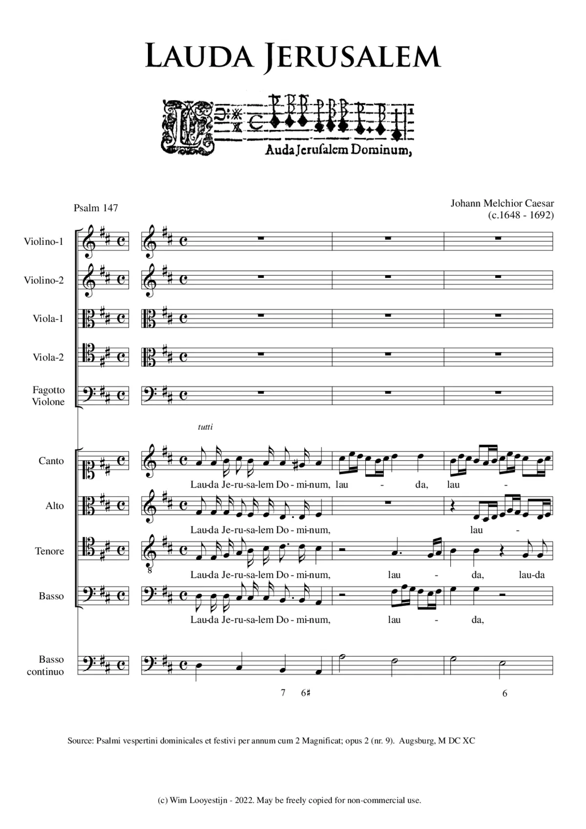 Lauda Jerusalem - Page 1