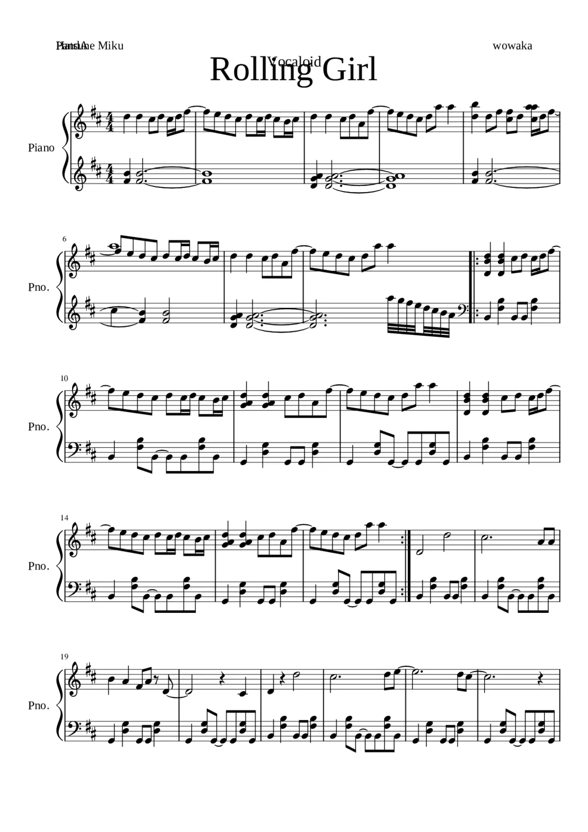 Rolling Girl - Page 1