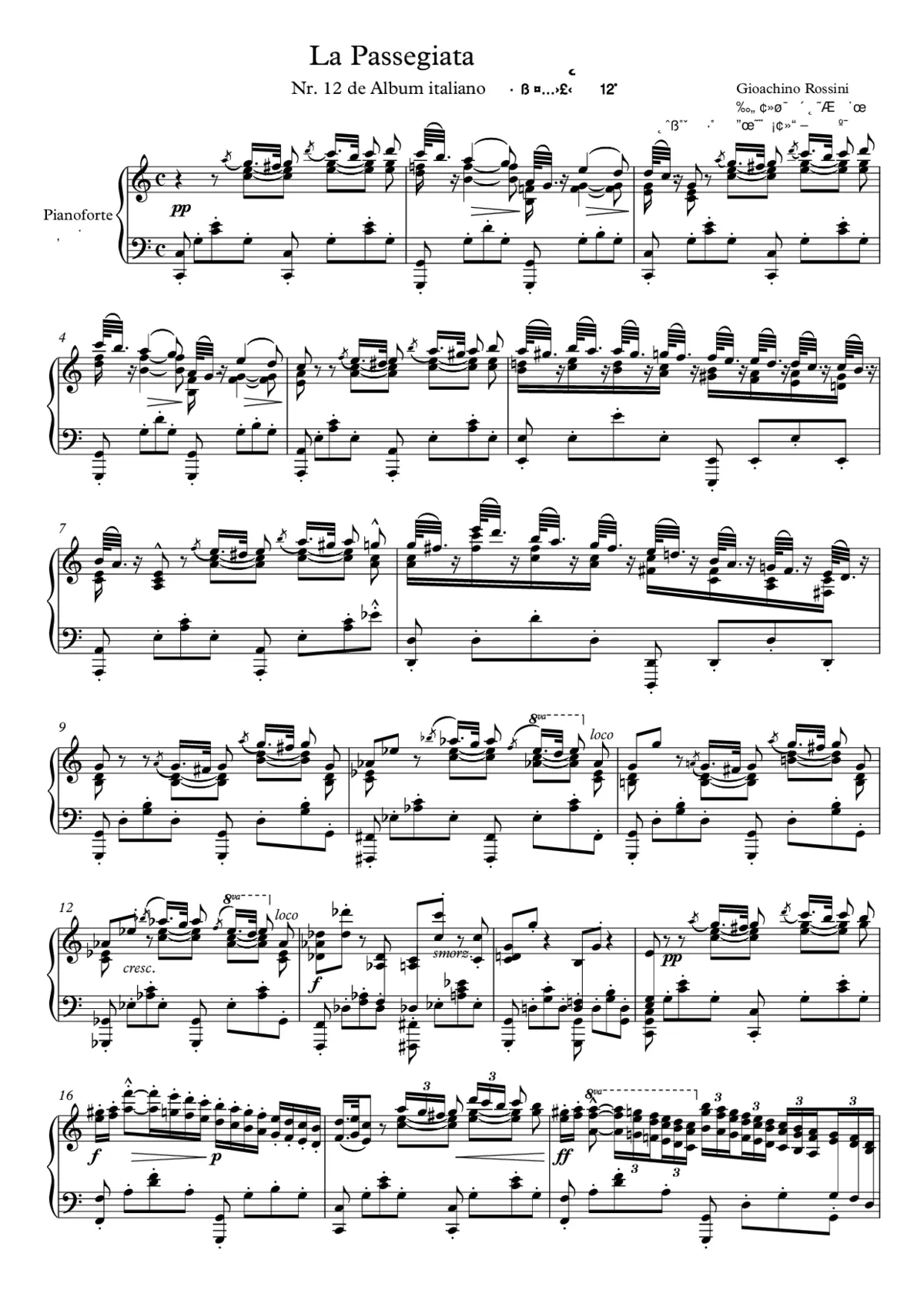 La Passeggiata - Page 1