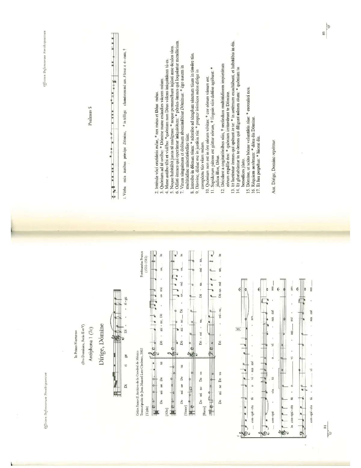 Antiphona 1 Dirige, Domine - Page 1