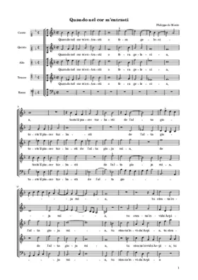 Quando nel cor m'entrasti