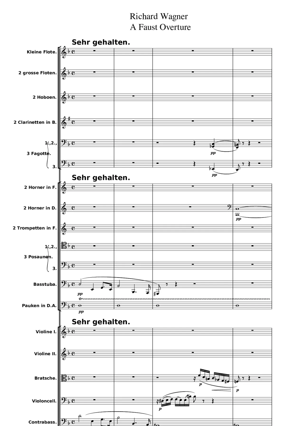 Eine Faust-Ouvertüre WWV 59 - Page 1