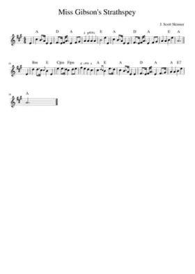 Miss Gibson's Strathspey