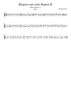 Bergeret sans roch Reprise II