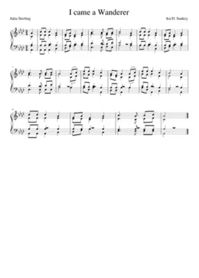 I came a wand'rer and alone