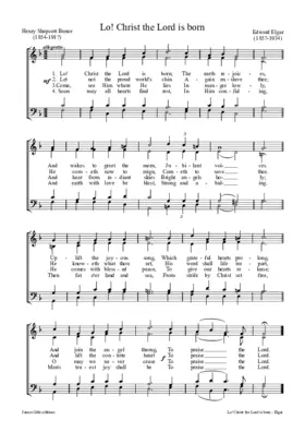 Lo! Christ the Lord is born