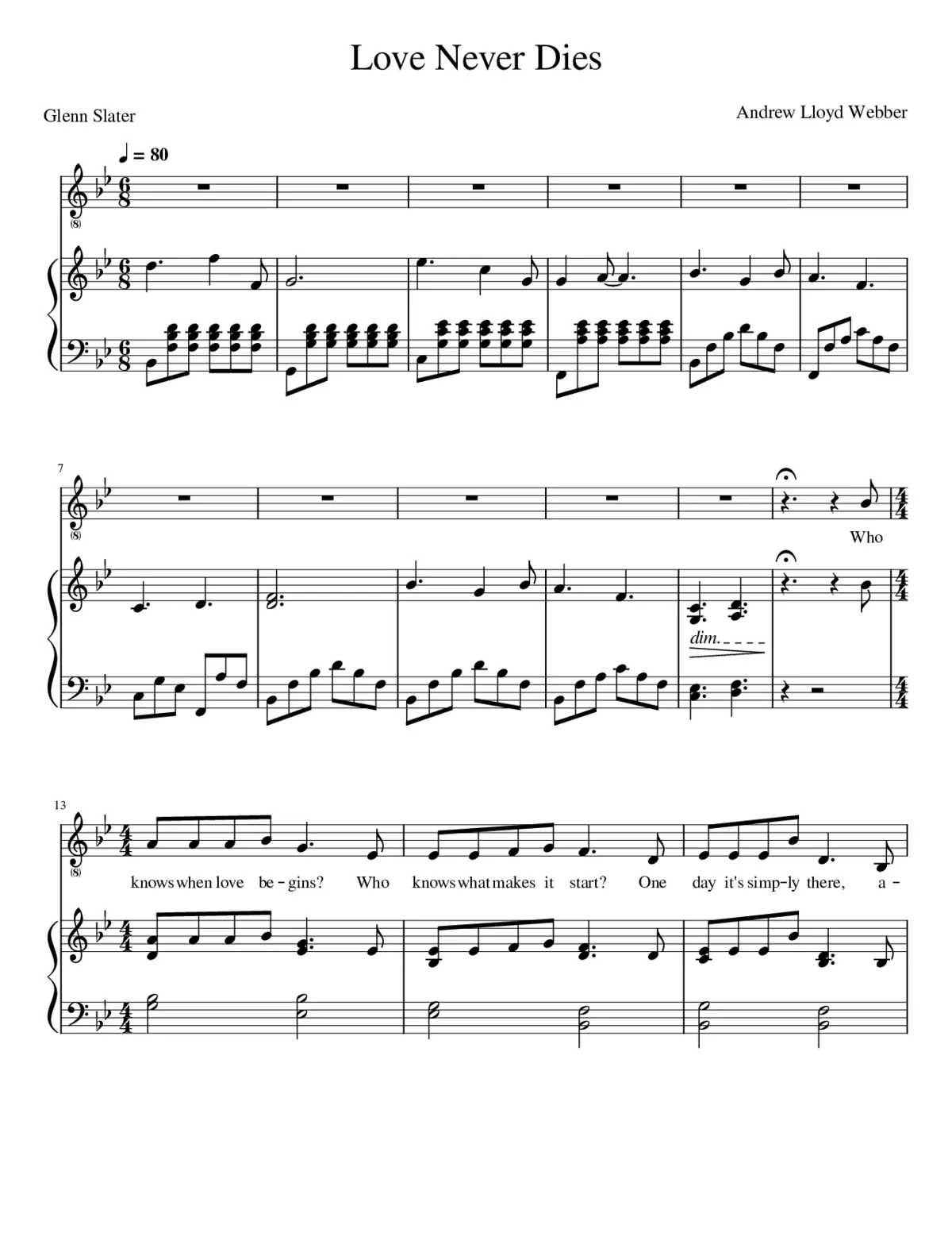 love never dies - Page 1