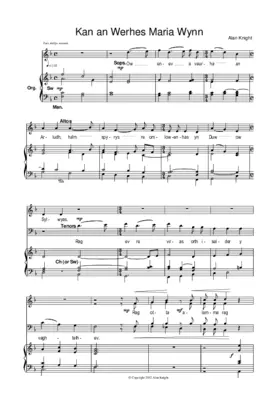 Evening Canticles (Cornish)