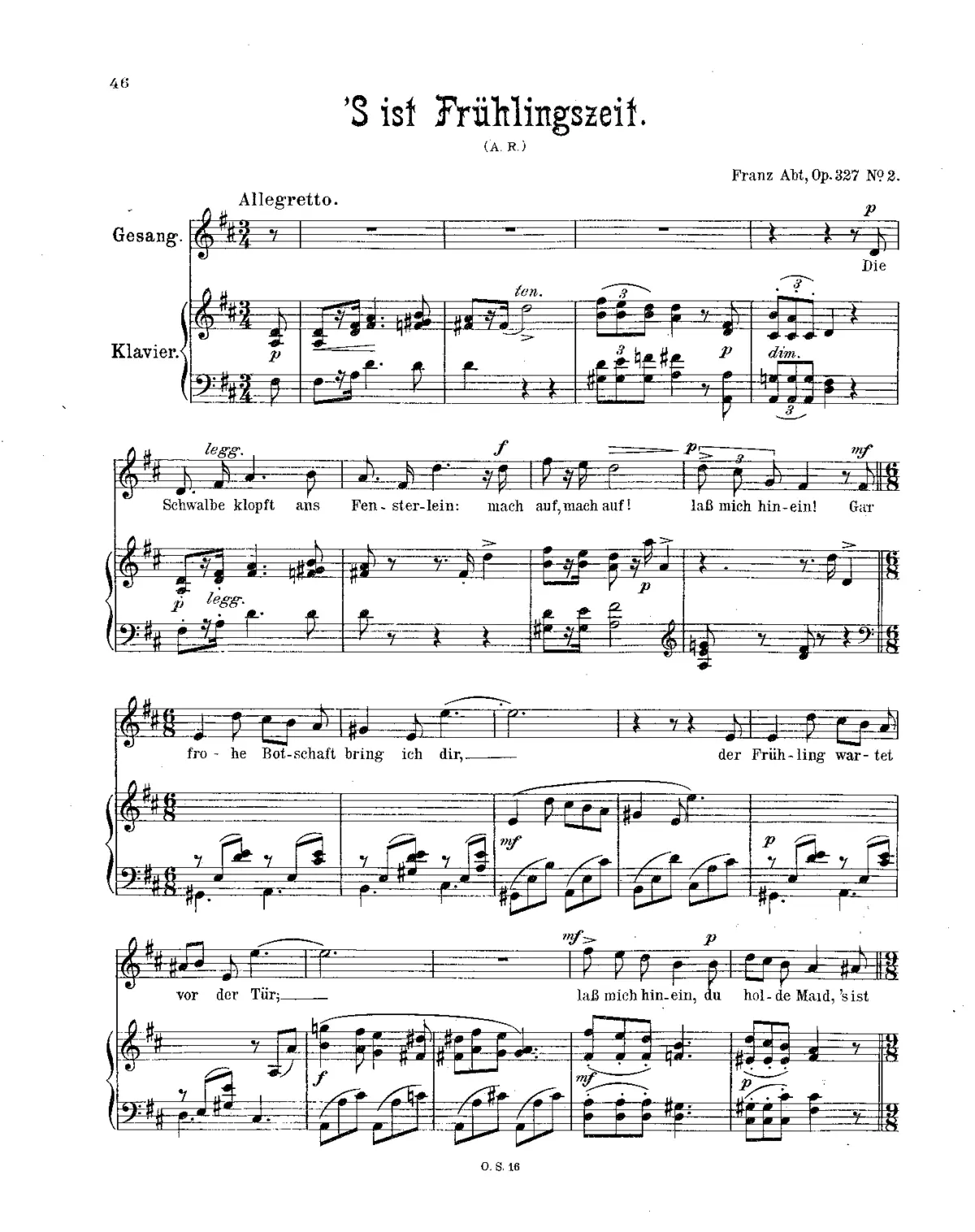 2 Lieder f. T. (od. S.) - Page 1