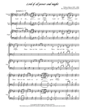 Lord of all power and might