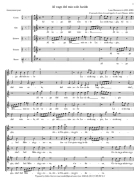 Al vago del mio sole lucido