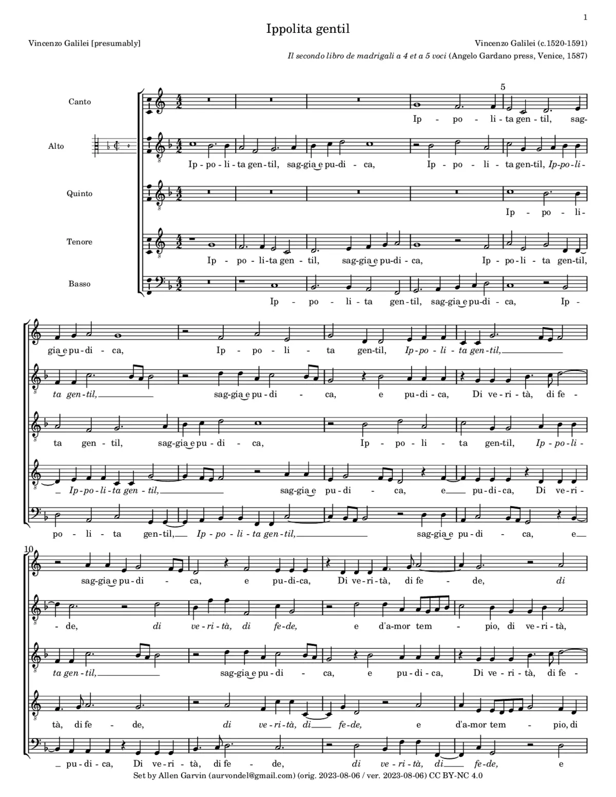 Ippolita gentil - Page 1