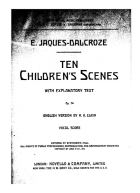 10 Scènes d'Enfants