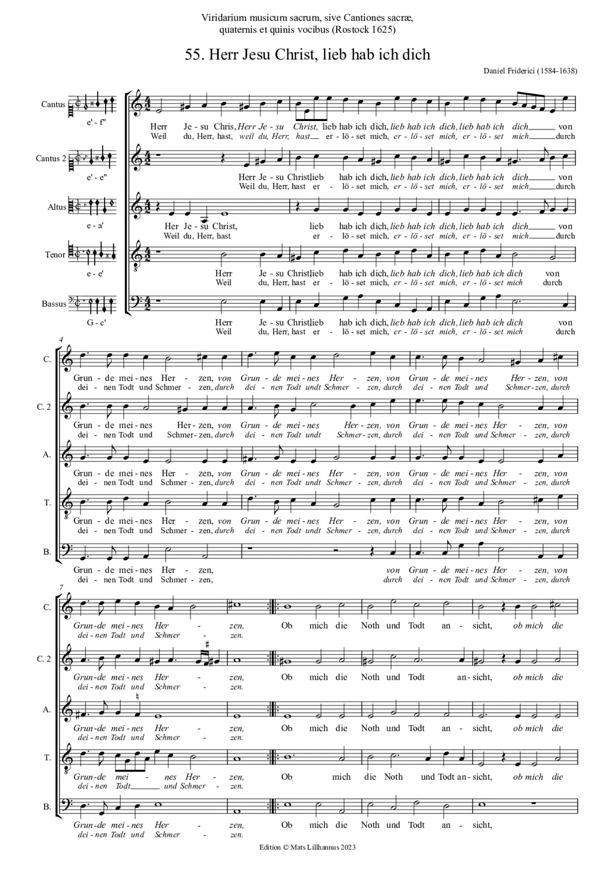 Herr Jesu Christ, lieb hab ich dich - Page 1