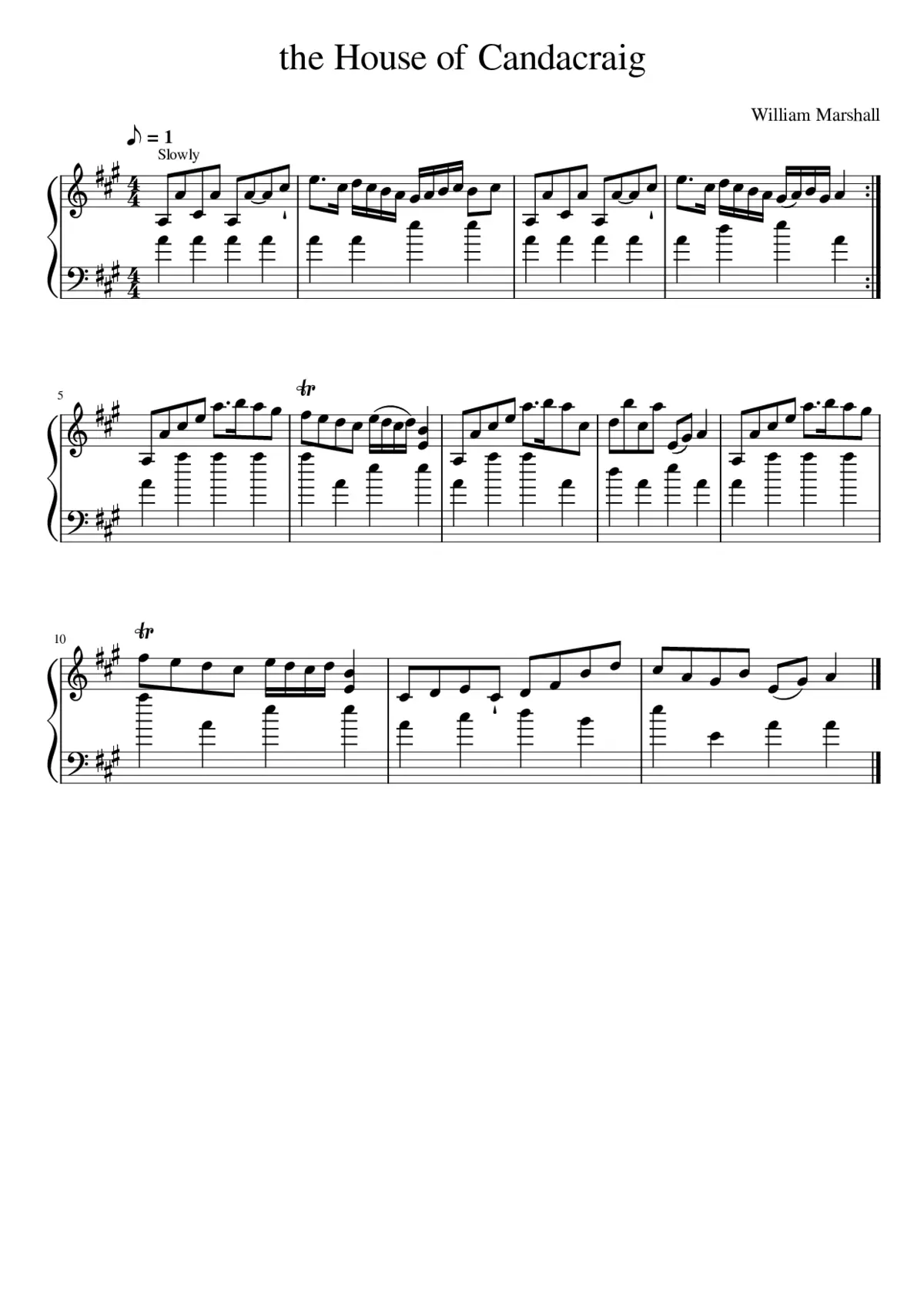 the House of Candacraig - Page 1