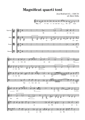 Magnificat quarti toni