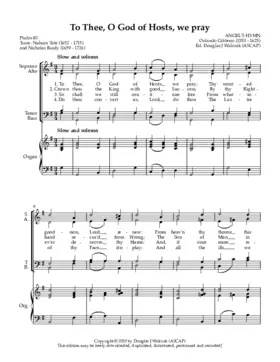 To Thee, O God of Hosts, we pray