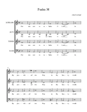 Put me not to rebuke, O Lord