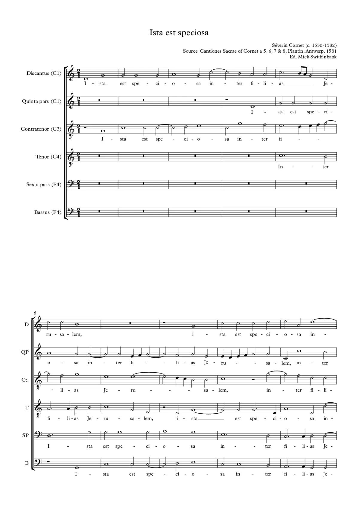 Ista est speciosa - Page 1