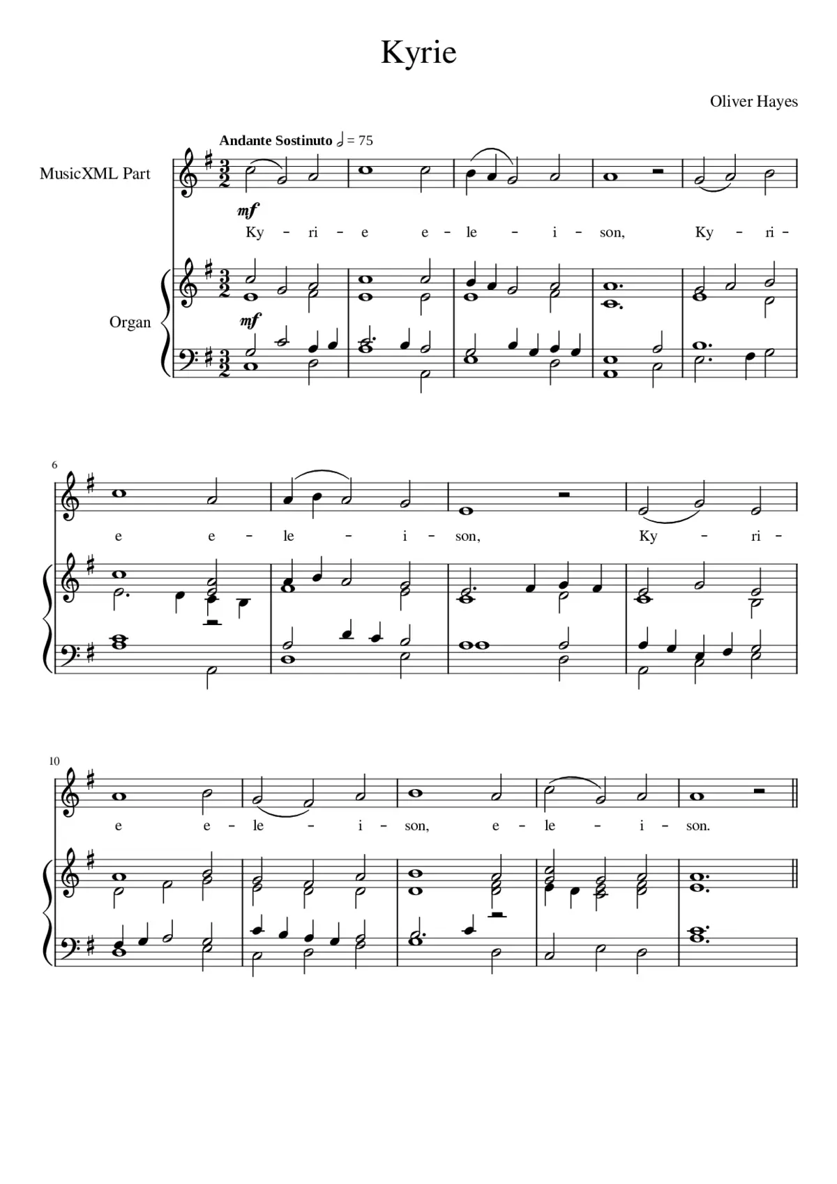 Missa Brevis - Page 1