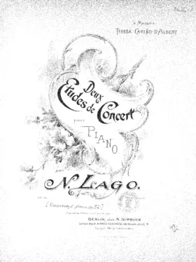 Deux Etudes de Concert