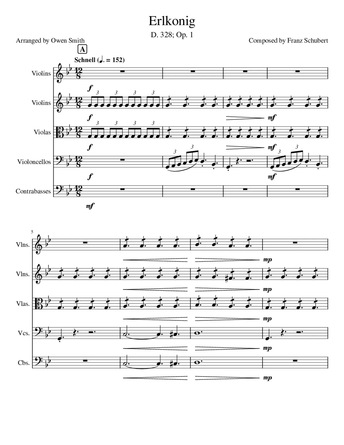 Erlkönig D.328 - Page 1