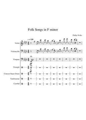 Folk Songs in F minor