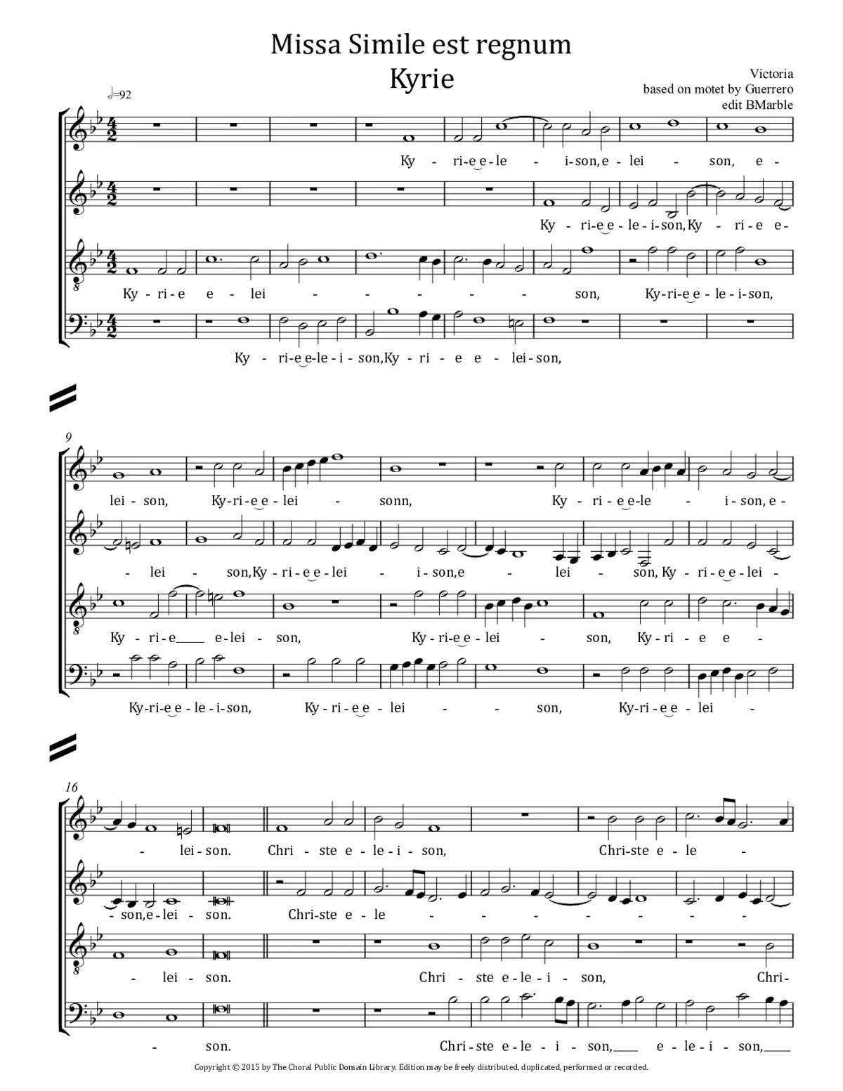 Missa Simile est regnum coelorum - Page 1