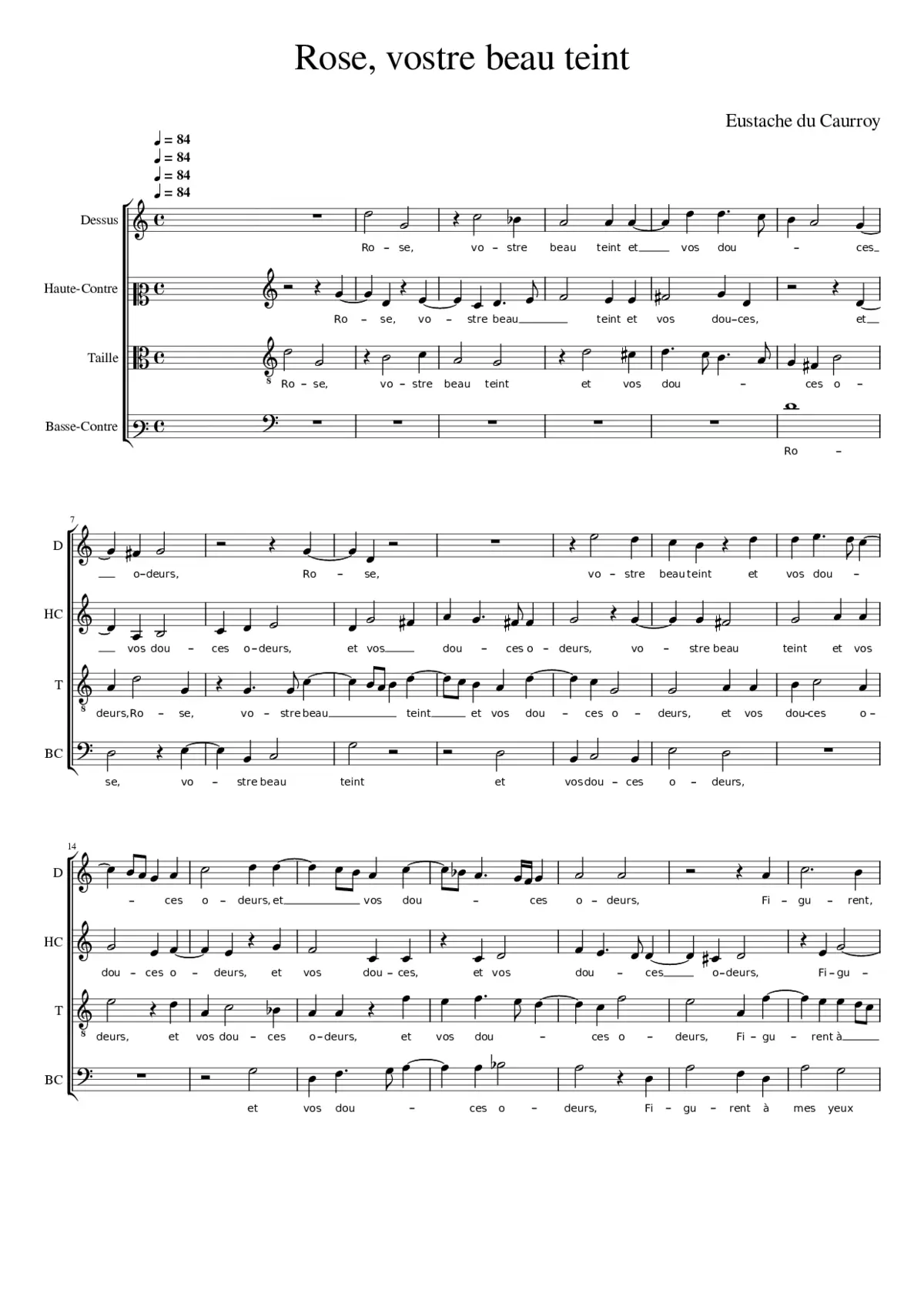 Rose vostre beau teint - Page 1