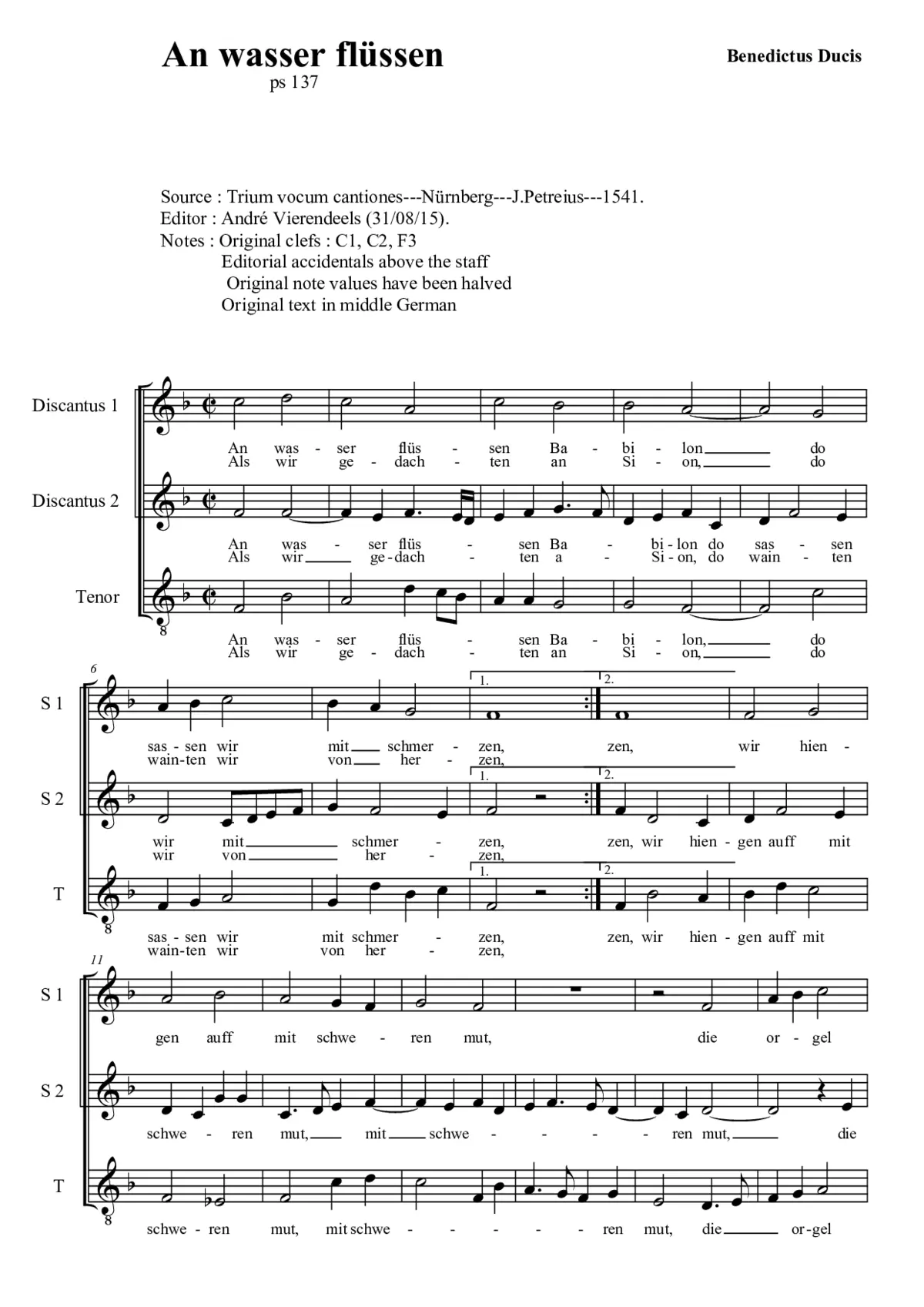An wasserflüssen Babylon a 3v - Page 1