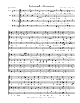 Domine, exaudi orationem meam