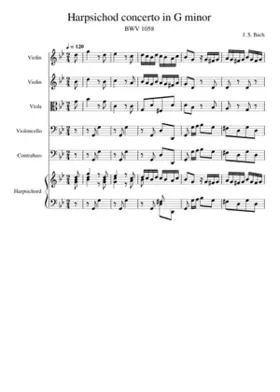 Harpsichord Concerto No.7 in G minor BWV 1058